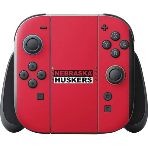 University of Nebraska Red Huskers Nintendo Switch 2 (2025) with Joy-Con Skin